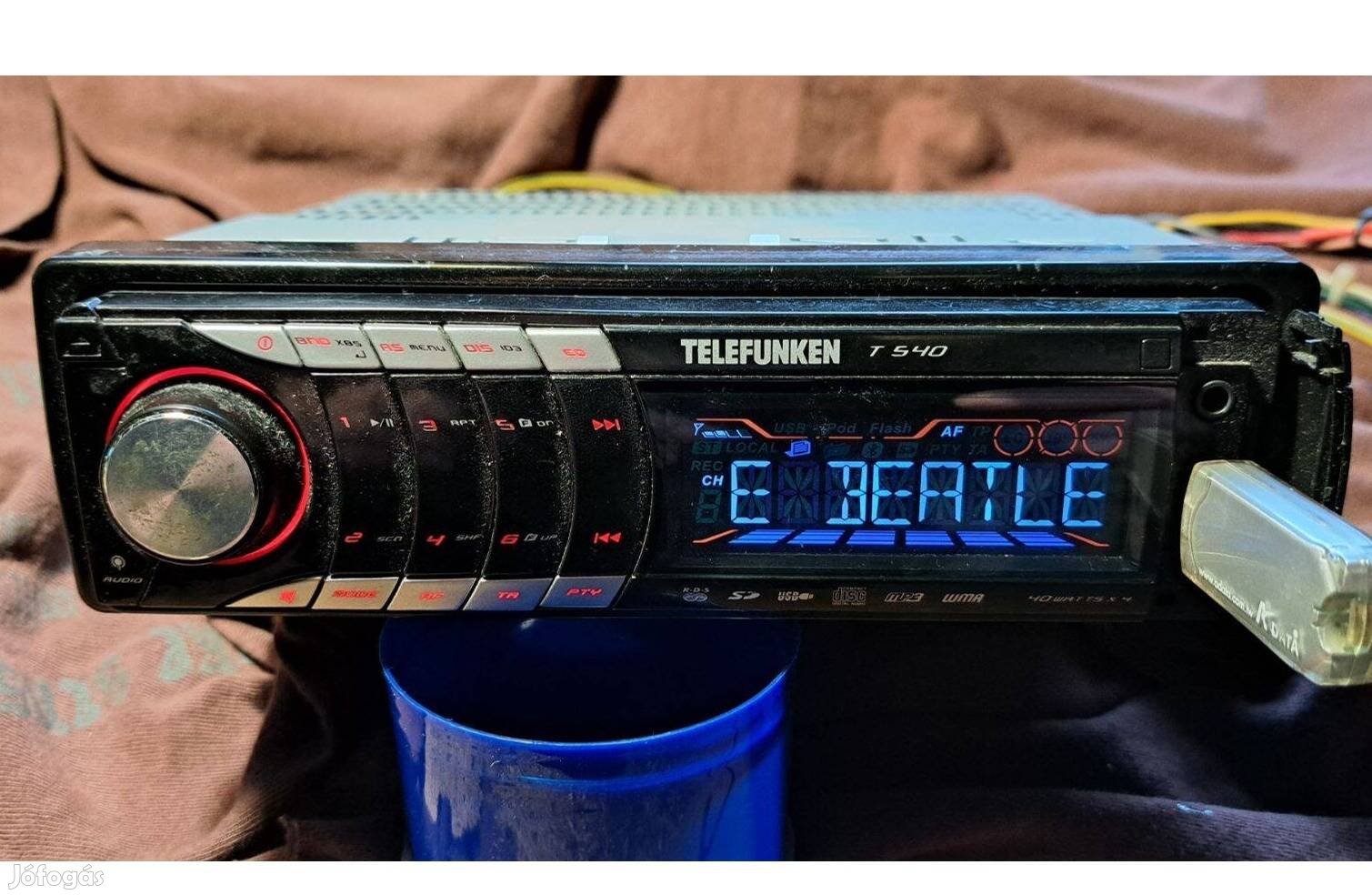 Telefunken T 540 , CD,AUX,USB, autórádió