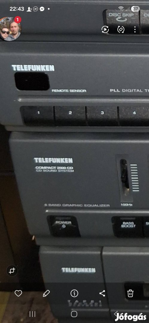 Telefunken Sharp CP 151 hangfalpár