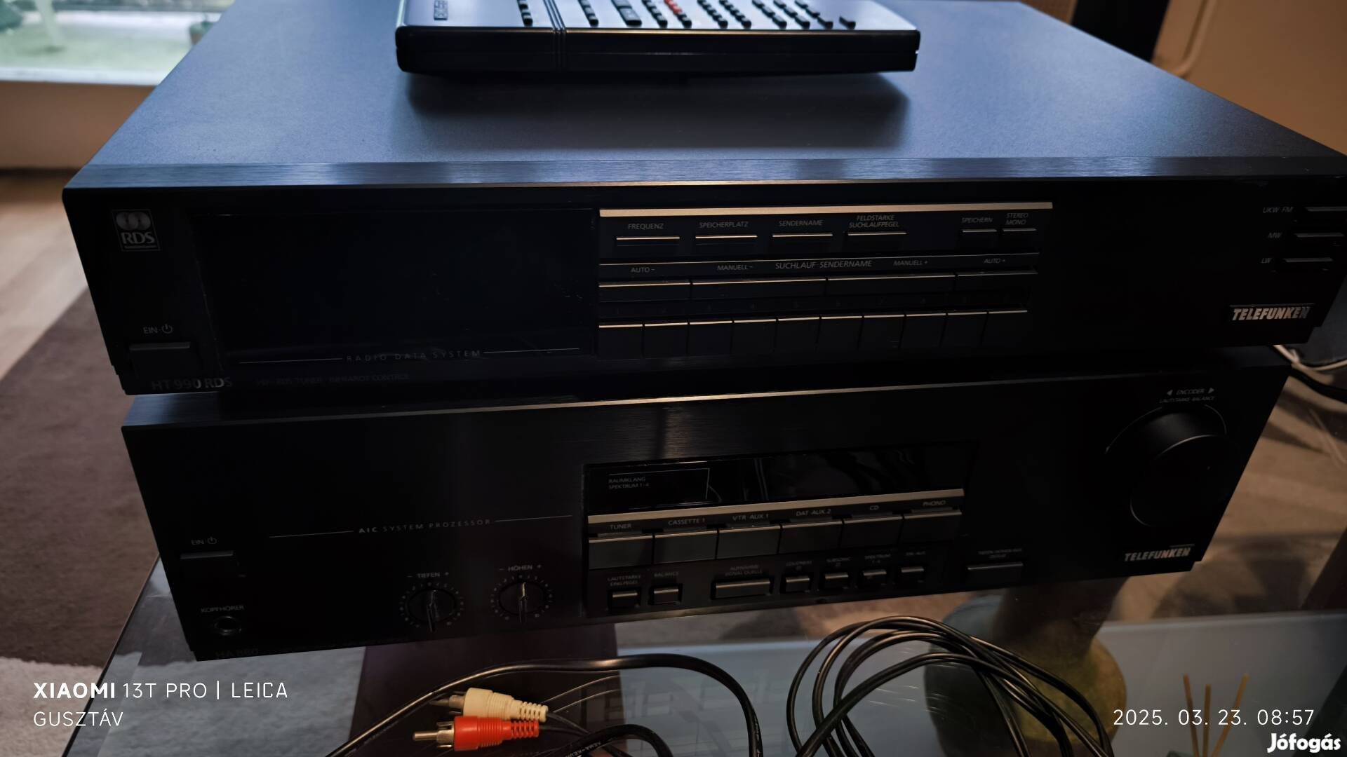 Telefunken erősítő és Tuner.