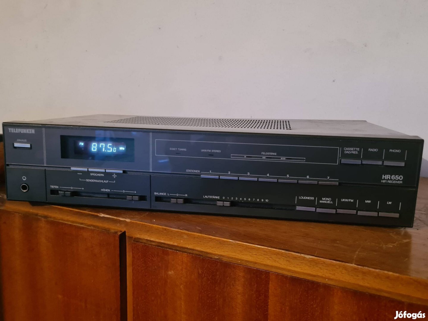 Telefunken receiver rádió erősítő