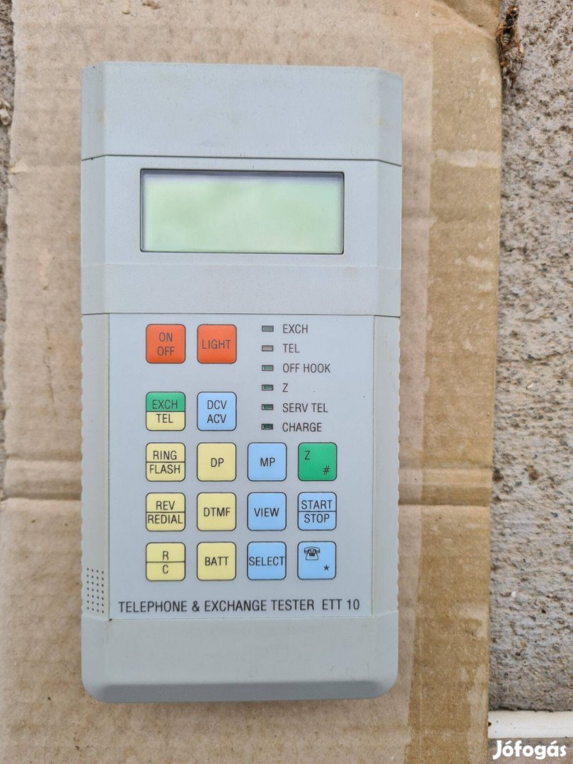 Telephone & Exchange Tester Elektronika ETT 10 - régi retro műszer