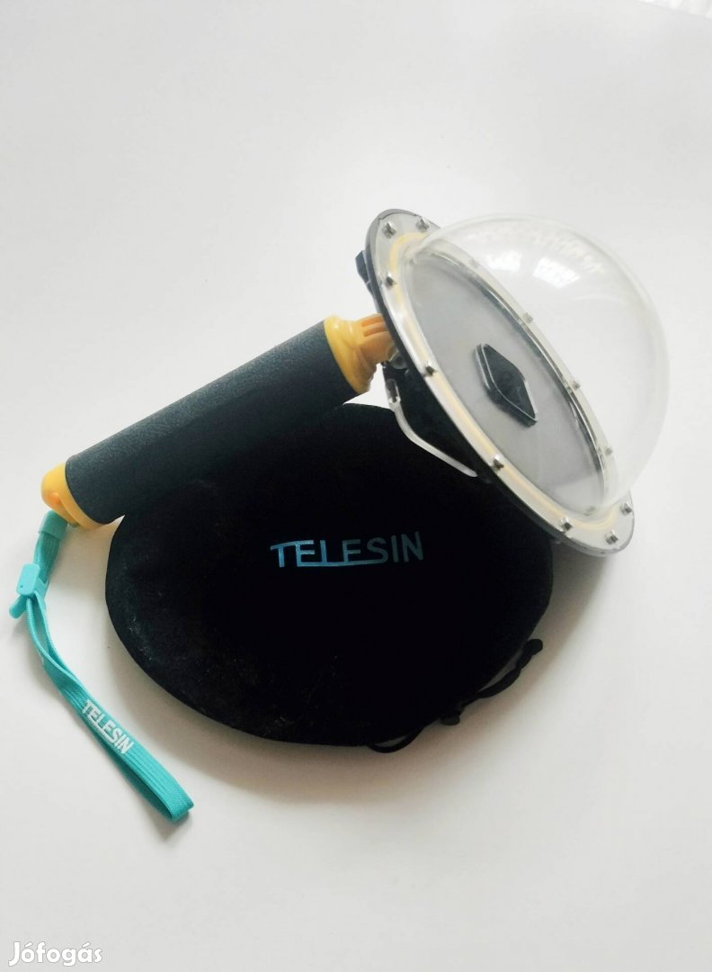 Telesin Gopro Hero 8 Vízálló Dome Búvár tok - waterproof ház-port