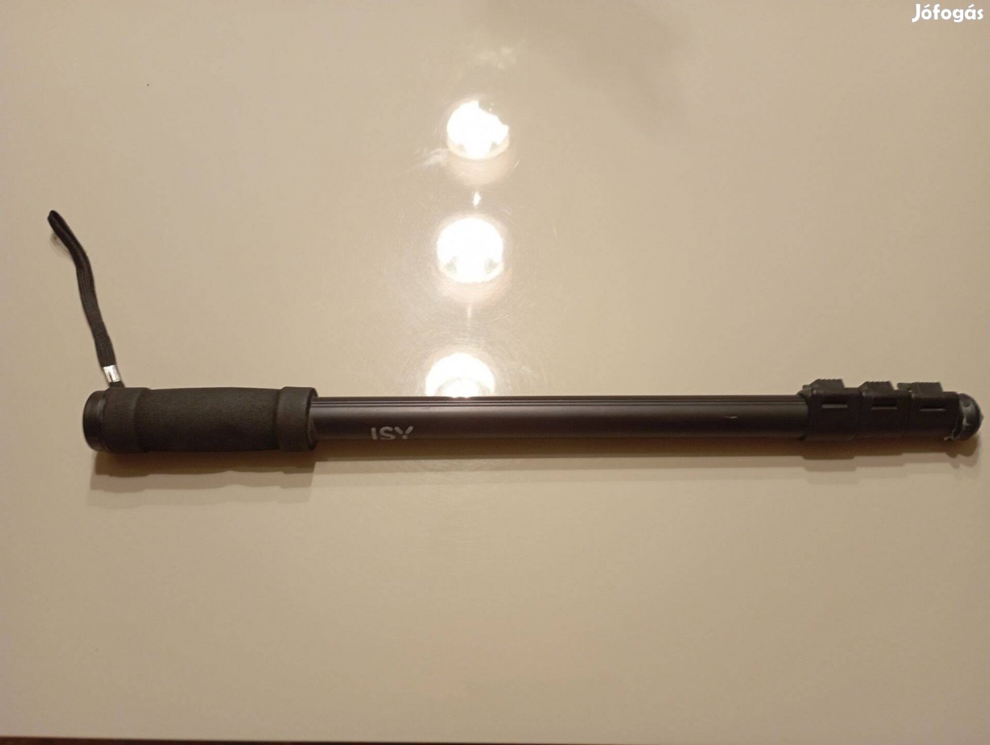 Teleszkópos Isy selfie bot, csavaros rögzítéssel 45-125 cm
