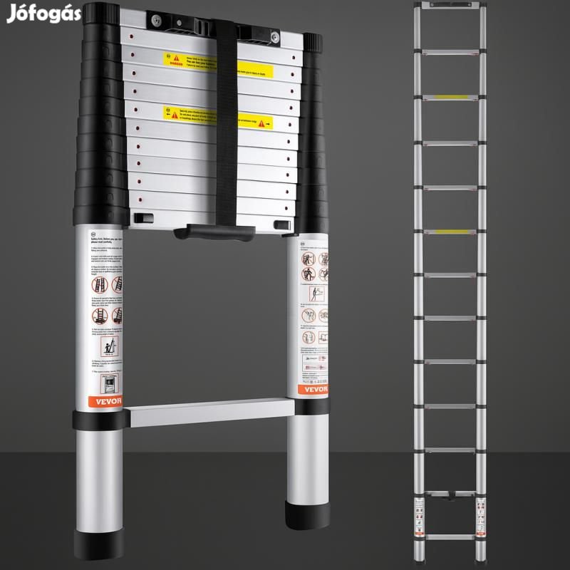 Teleszkópos Létra 3,2 m terhelhetőség 170 kg
