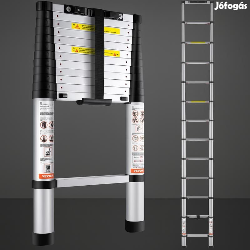 Teleszkópos Létra 3,8m terhelhetőség 170 kg