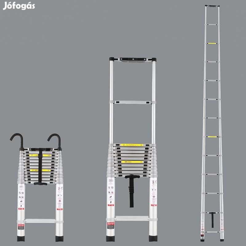 Teleszkópos Létra 6,2 méter  terhelhetőség 190 kg