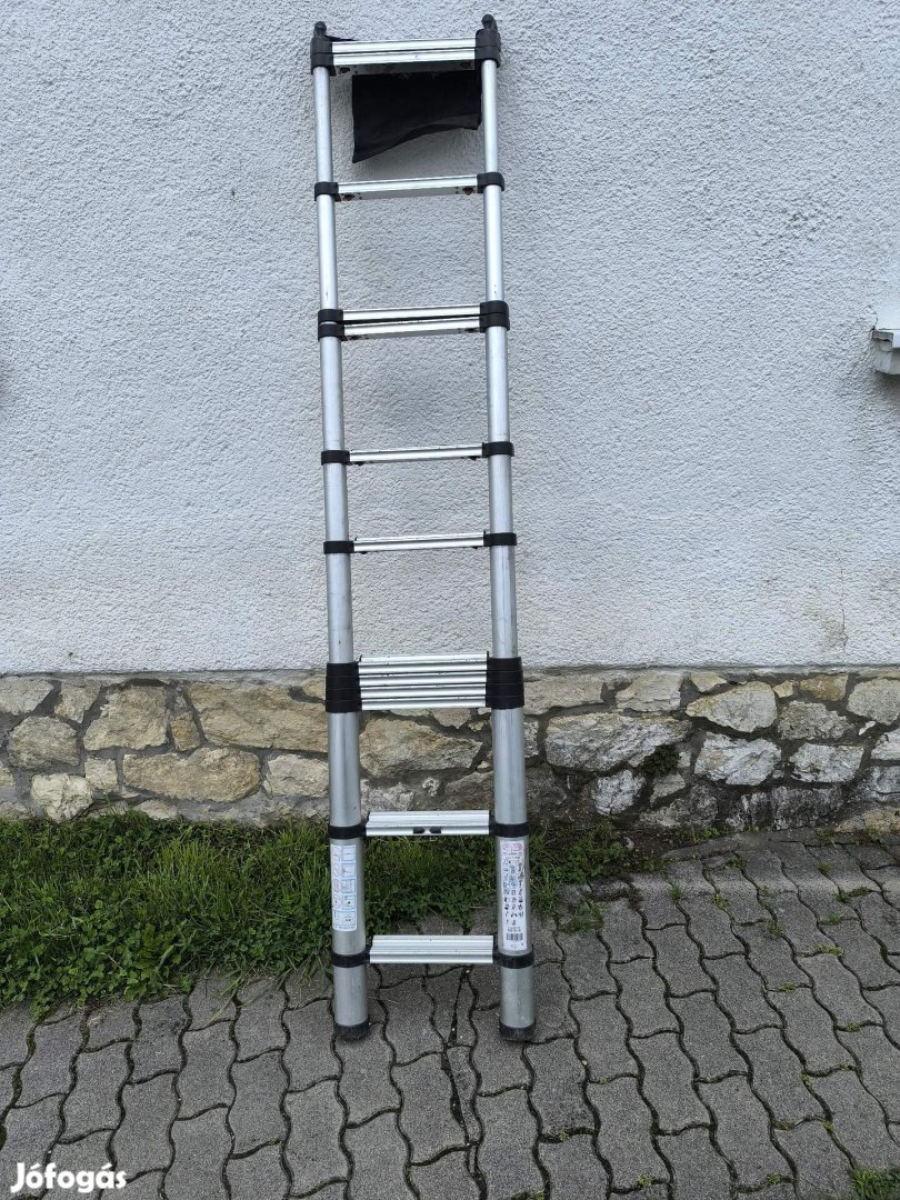 Teleszkópos minőségi alu alumínium létra 14 fokos