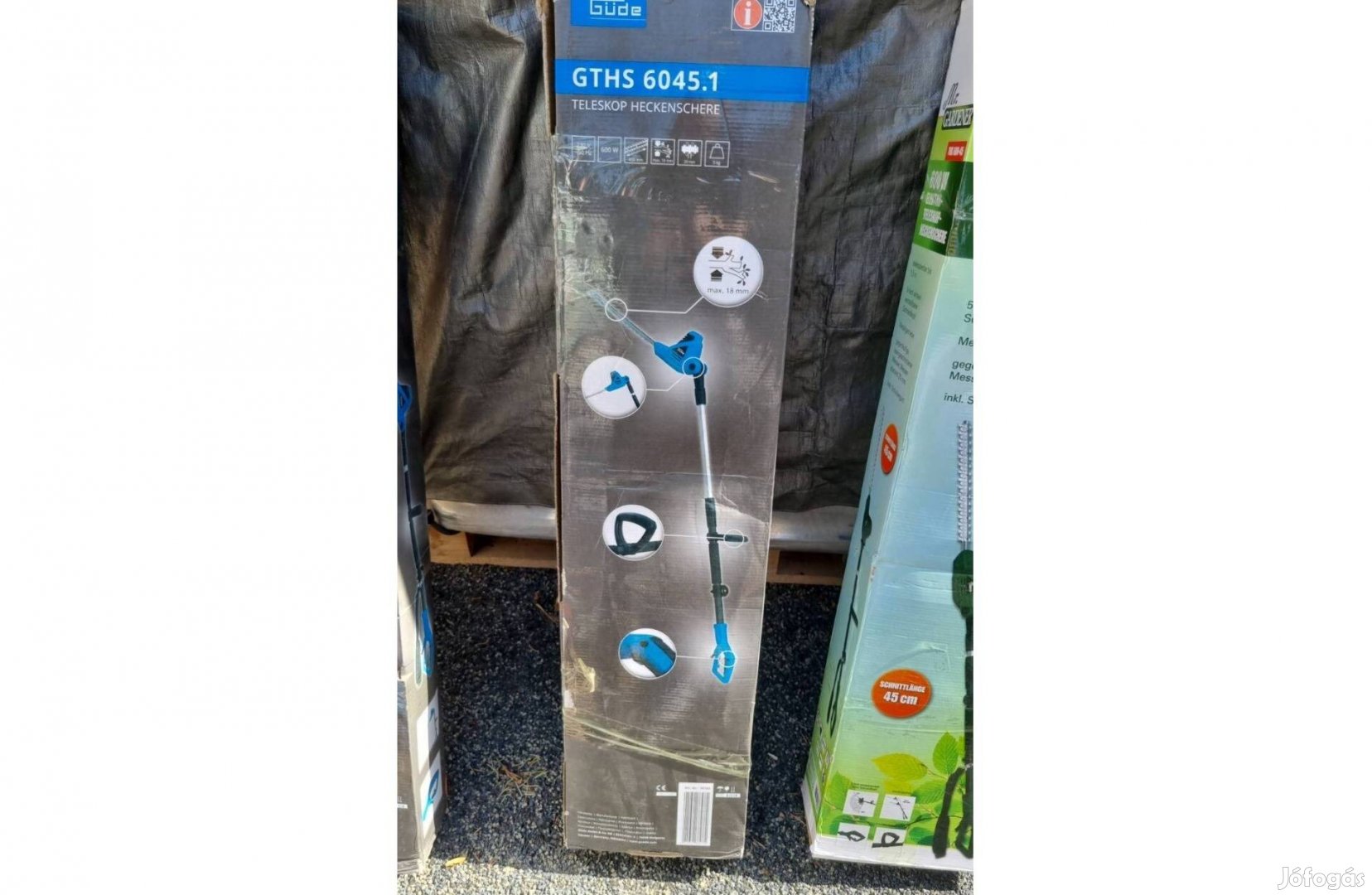 Teleszkópos sövényvágó 45cm vágóhosszal, 600W-os sövény nyíró