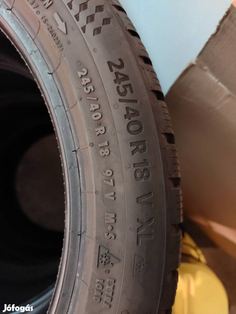 Téli 245/40 R18 Continental, 2023 Dot, 8 mm