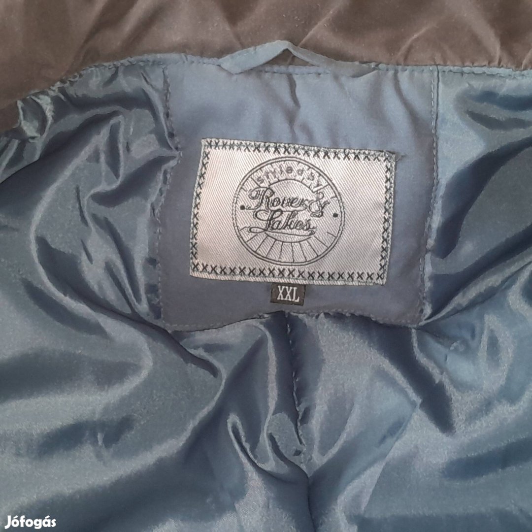 Téli Kabát Férfi Türkiz kék