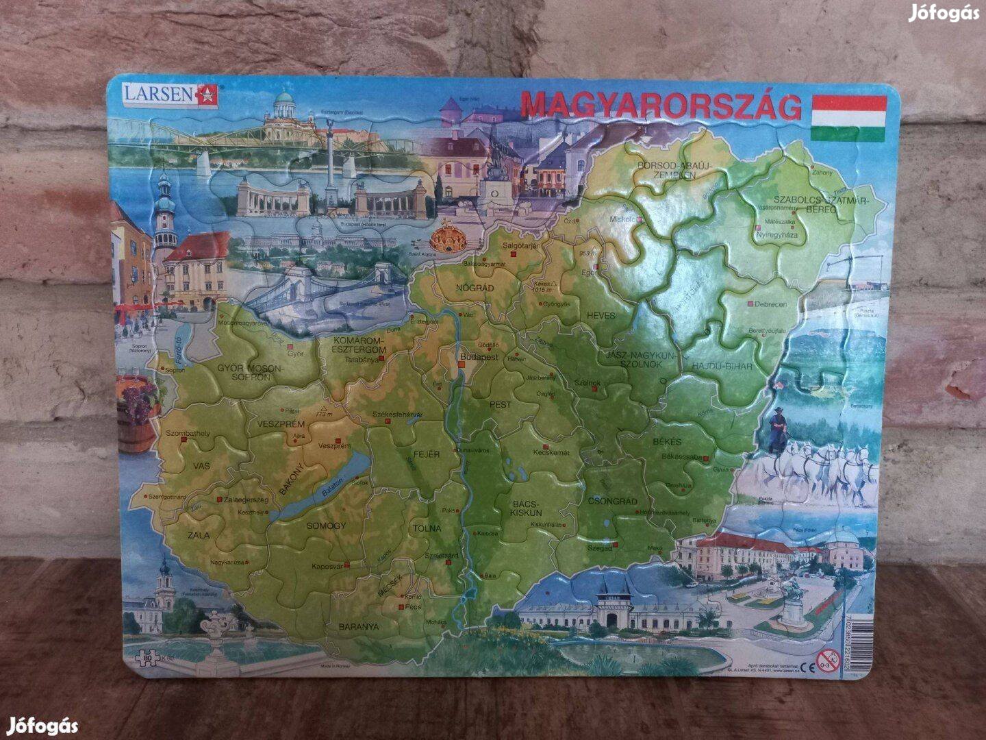 Téli Leárazás! Új! Magyarország puzzle eladó!