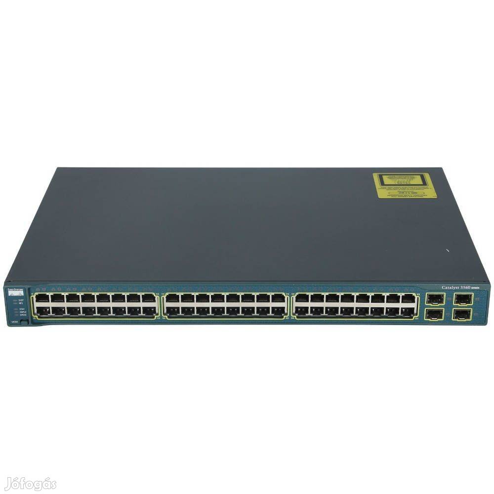 Téli akció! Cisco C3560-48TS-S 48 portos switch számlával, garanciával