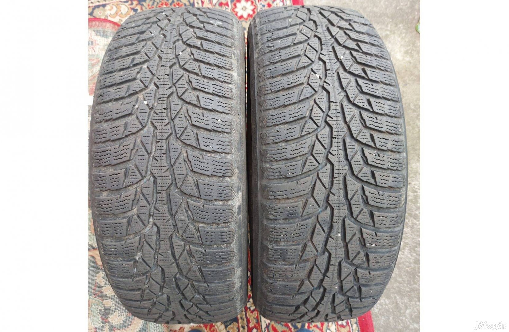 Téli gumi 205/55R16, (Nokian) 4 db, egyben eladók