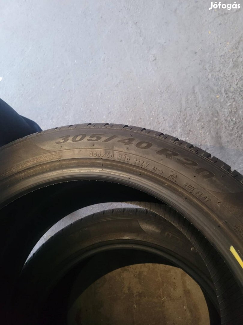 Téli gumi,20" kétszéles,újszerü,defekttűrő,erösített