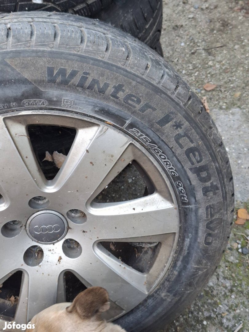 Téli gumi+Audi alufelni