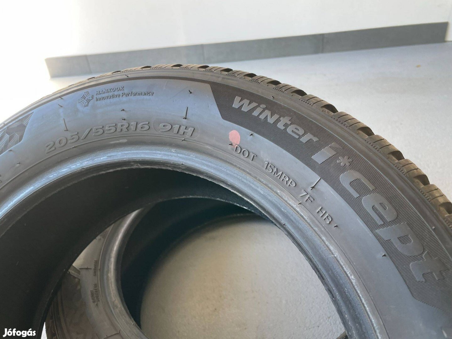 Téli gumi Hankook 205/55 r16 7.2mm 2db (kb új)