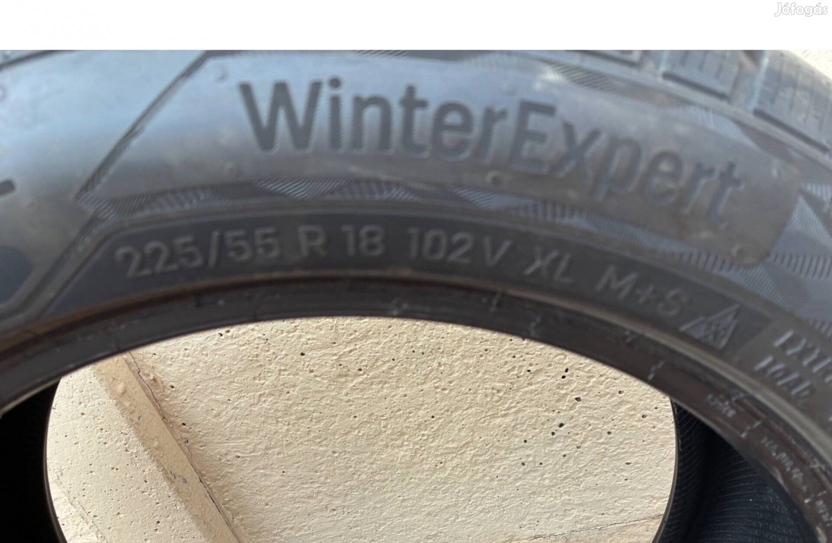 Téli gumi. 225/55 R18 alig használt 2025 januári vétel