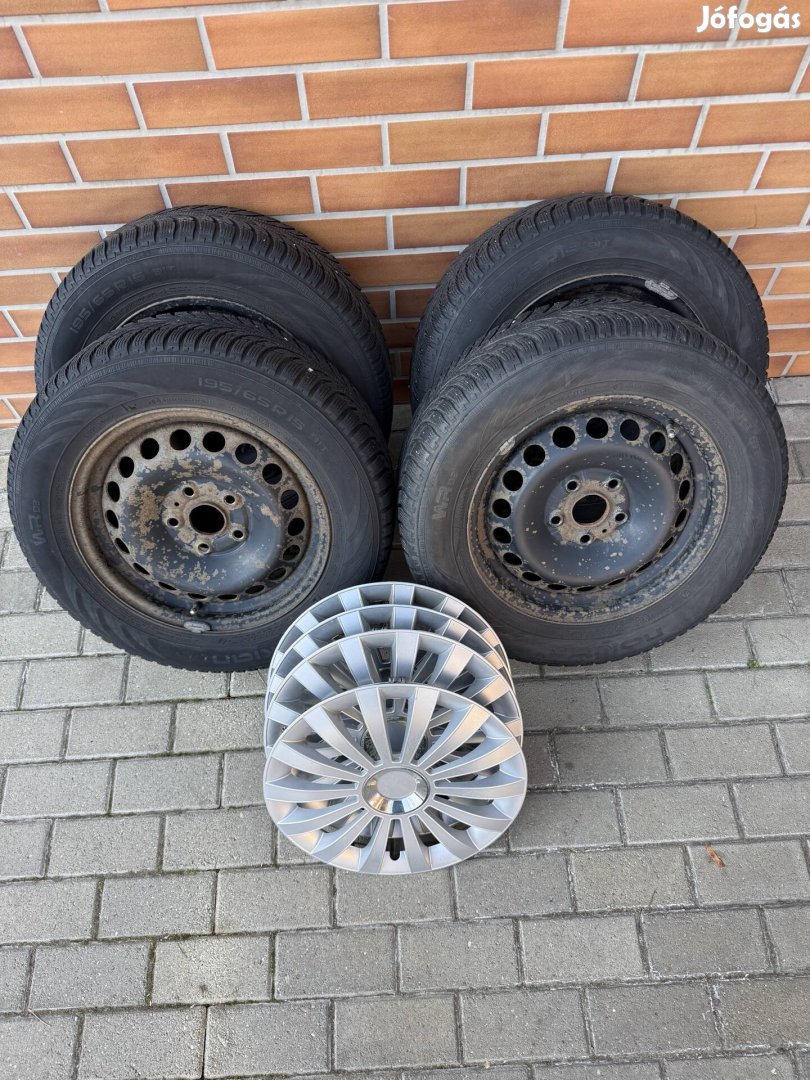 Téli gumi acélfelnivel VW / Skoda / Audi 15" col
