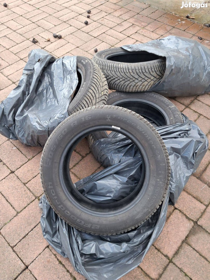 Téli gumi autógumi Bfgoodrich 205 60 R16