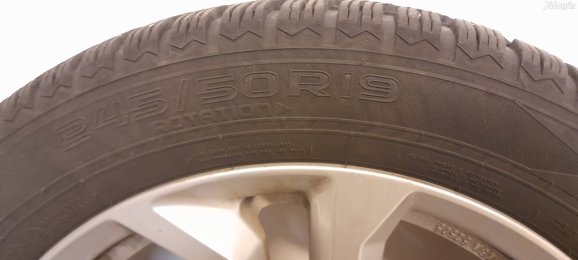 Téli gumi/felni BMW X3, X4 hibátlan, két telet futott