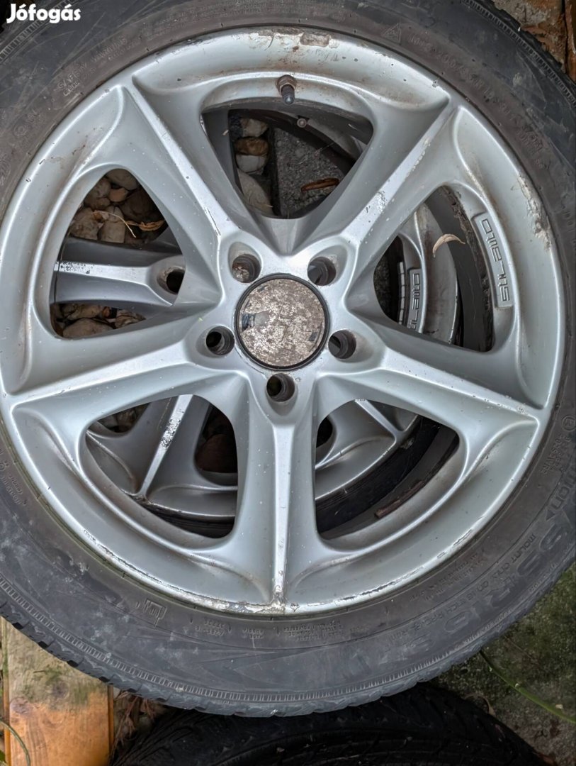 Téli gumi felnin Subarura, 205/55 R16