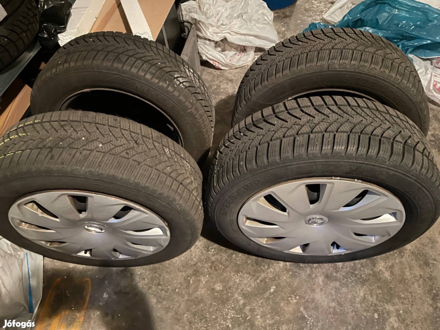 Téli gumik 205/55 R16 5x105 felni Tpms szenzor