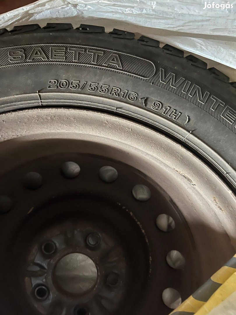 Téli gumik lemezfelnin