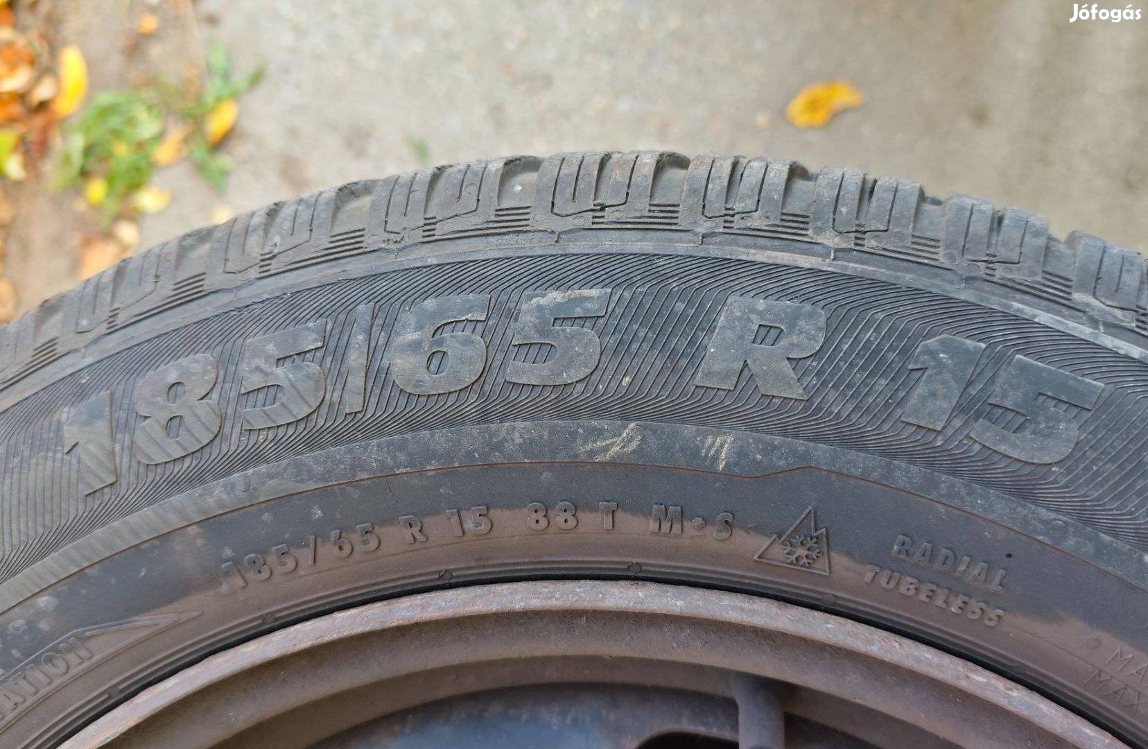 Téli gumik lemezfelnin