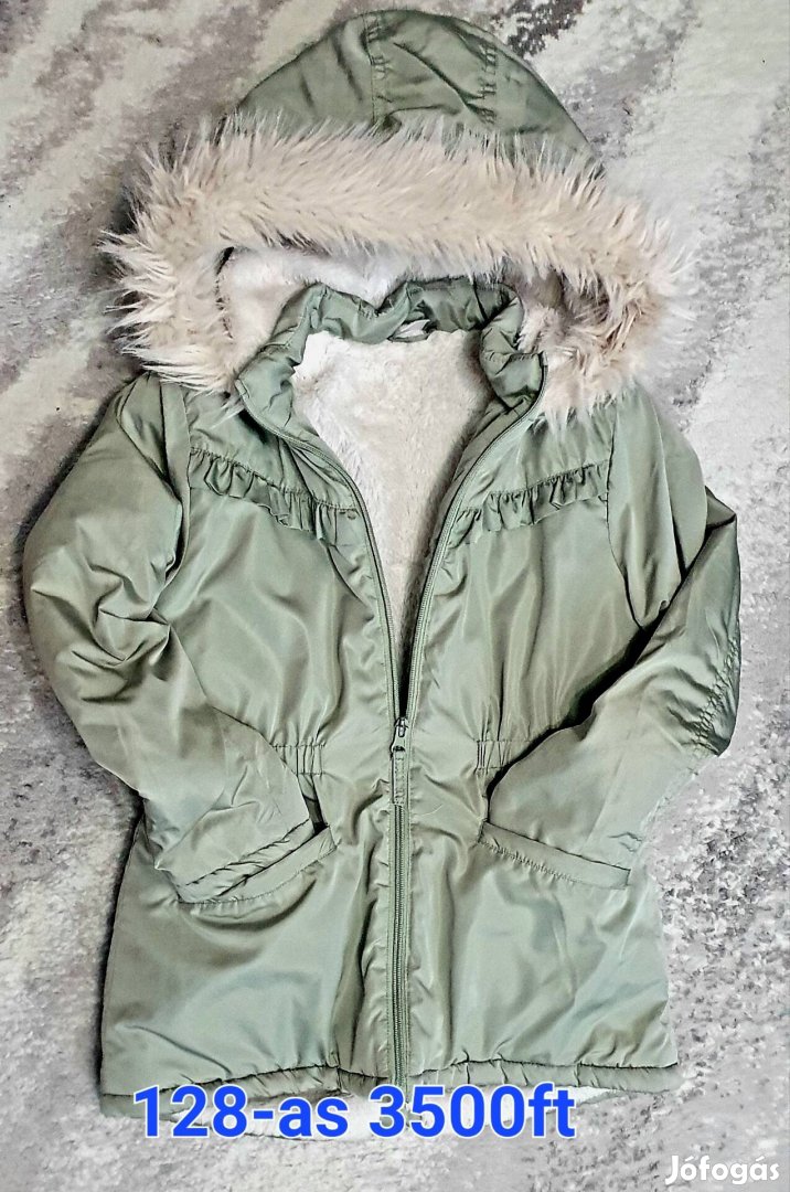 Téli kabát kislány 128
