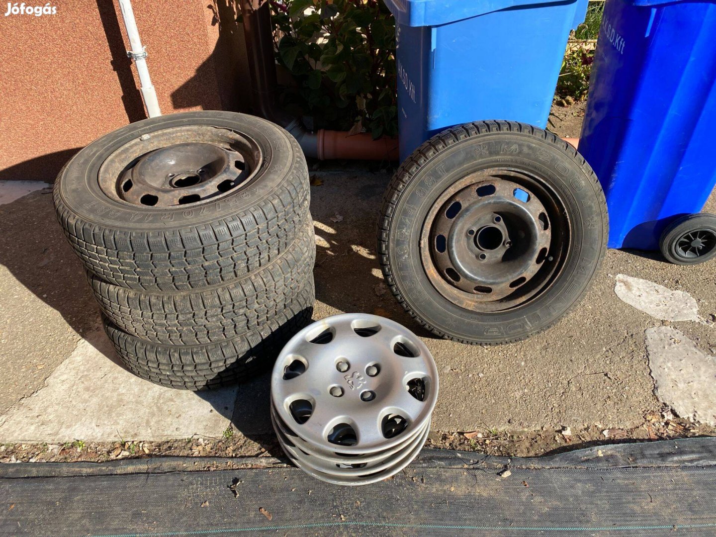 Téli kerék garnitúra 185/70R14 (4x108-as lyukosztás), Peugeot/Citroen