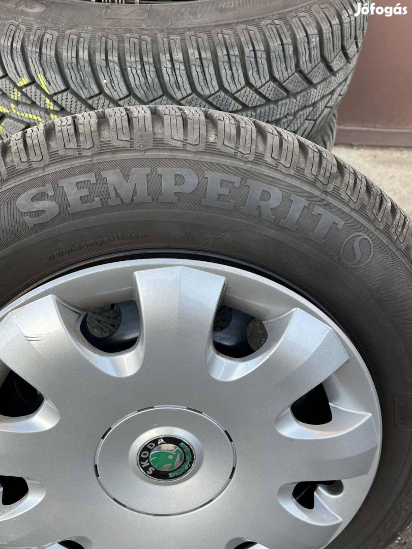 Téli kerék garnitúra Semperit 195/65 R15, Skoda Octavia