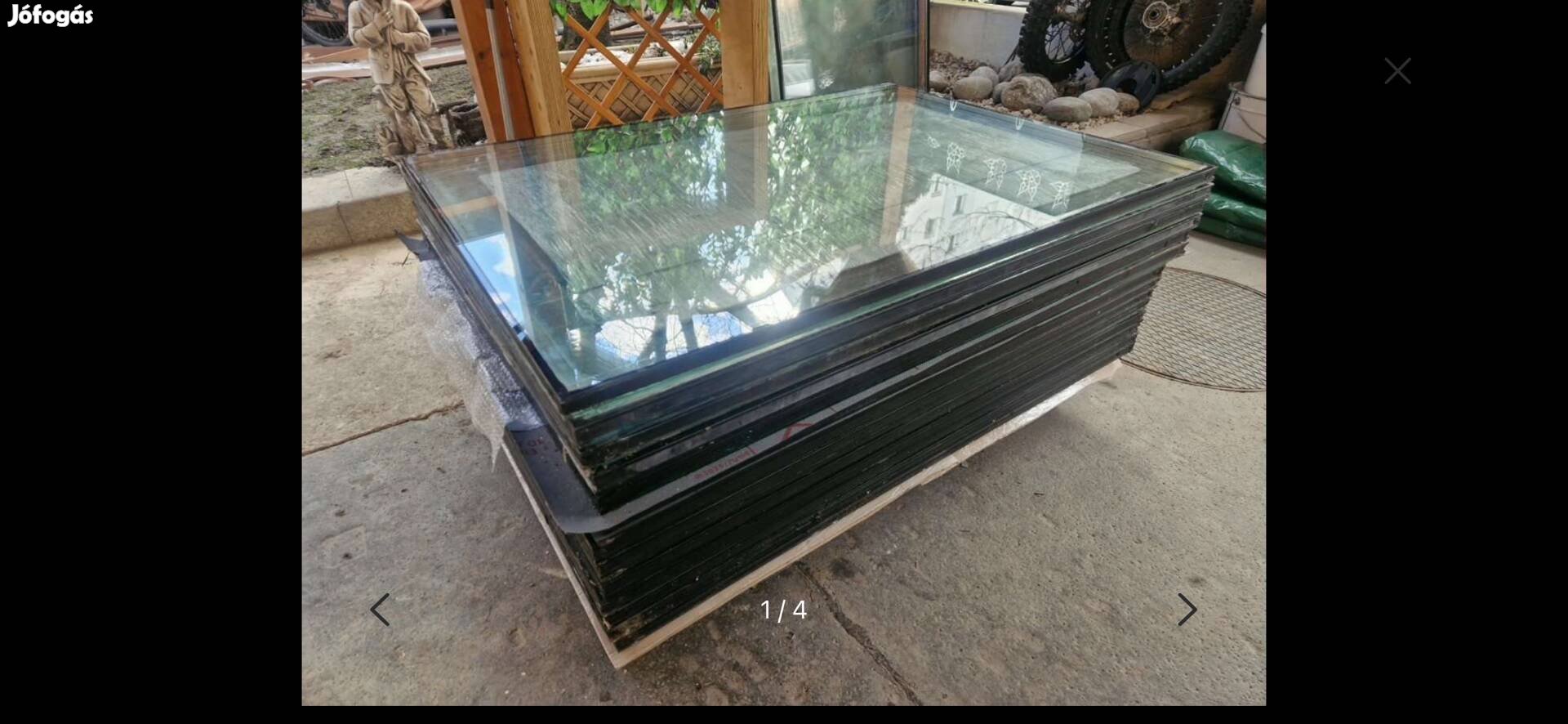 Téli kert tető üveg hőszigetelt biztonsági