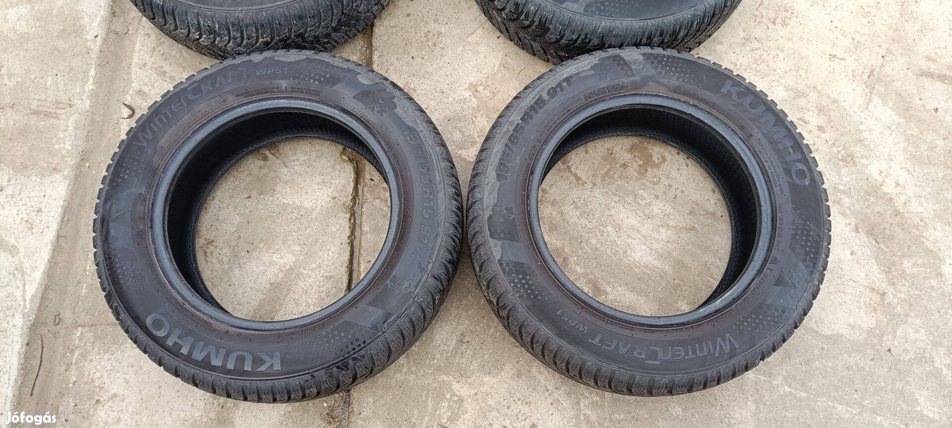 Téligumi Kumho 195/65R15 eladó