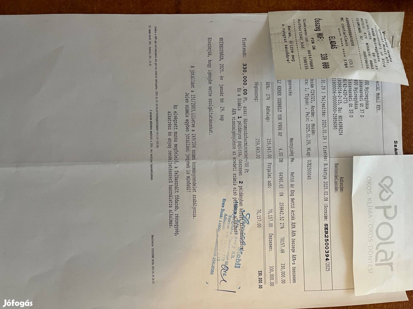 Téligumi garnitúra S crossra eladó