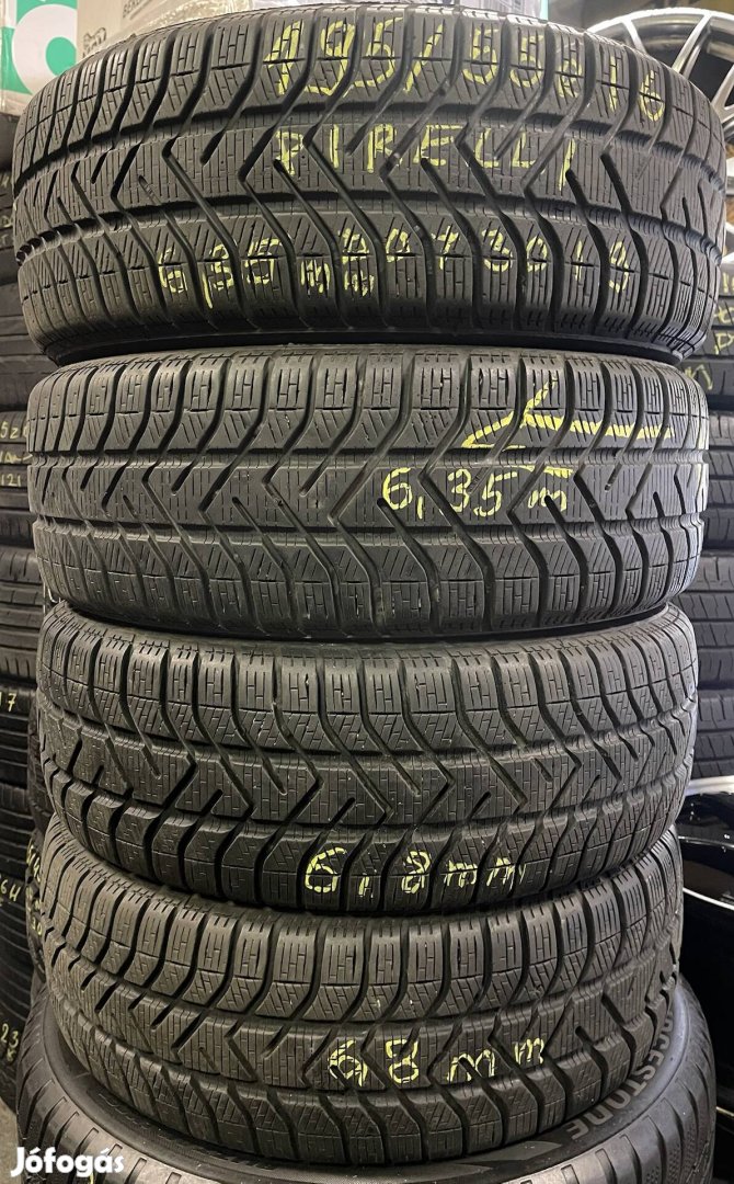 Téligumi szett 195/55 r16 Pirelli 