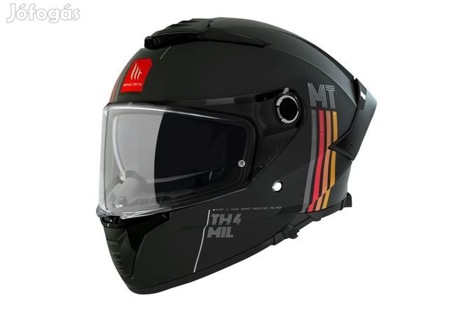 Teljes Arcú Sisak MT Helmets Thunder 4 SV Fekete matt L