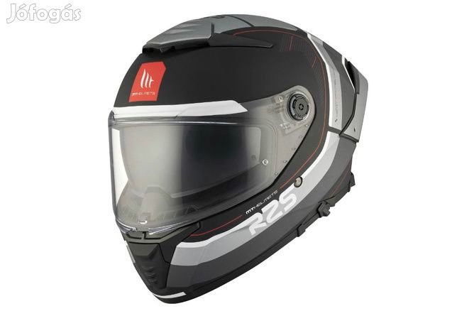 Teljes Arcú Sisak MT Helmets Thunder 4 SV R25 fekete / szürke XS