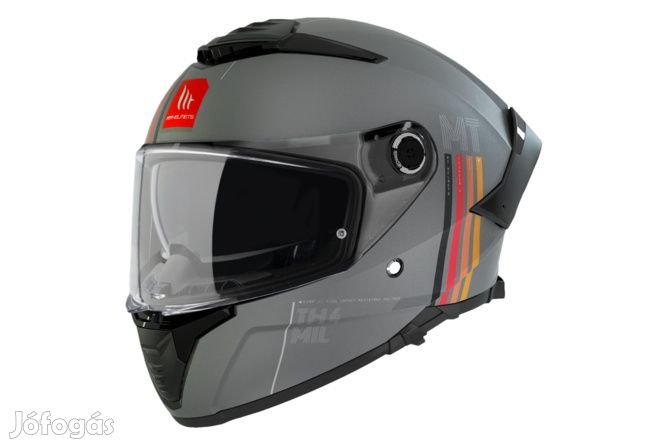 Teljes Arcú Sisak MT Helmets Thunder 4 SV matt szürke S