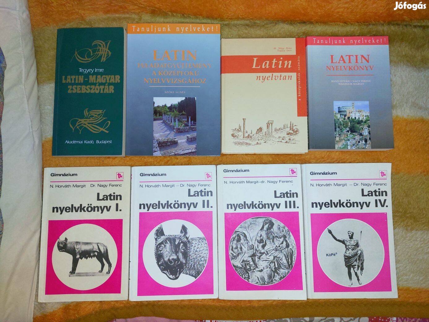 Teljes Latin Nyelvkönyv Csomag 8 db Nyelvoktató Tankönyvek