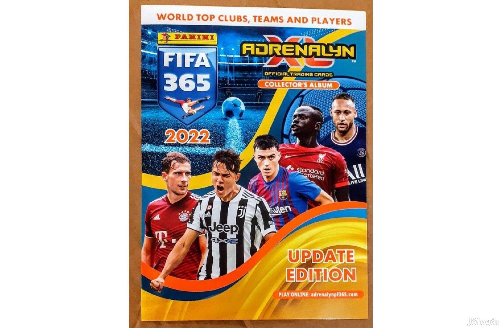 Teljes Panini FIFA Update 2022 gyűjtemény 160 focis kártya + 24 XXL