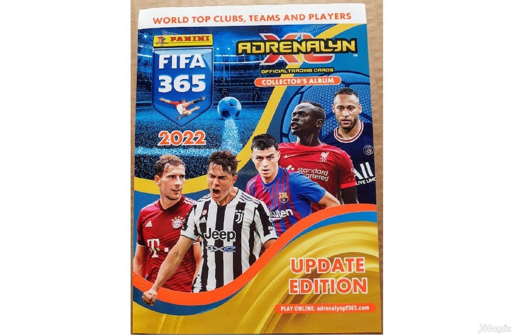 Teljes Panini FIFA Update 2022 gyűjtemény 160 focis kártya + 24 XXL