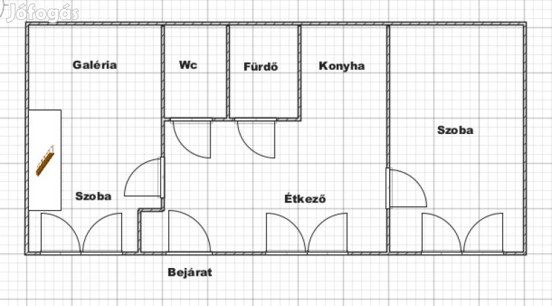 Teljes körűen felújított, 2 szobás belvárosi sorház eladó!