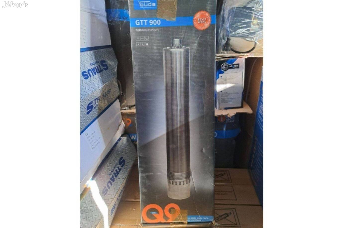 Teljes nemesacél szerkezettel 900W mélykúti csőszivattyú