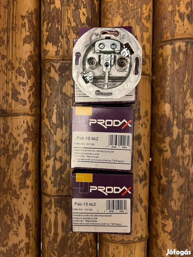 Teljesen új Prodax Koaxiális antenna-csatlakozóaljzat Pab-10kb