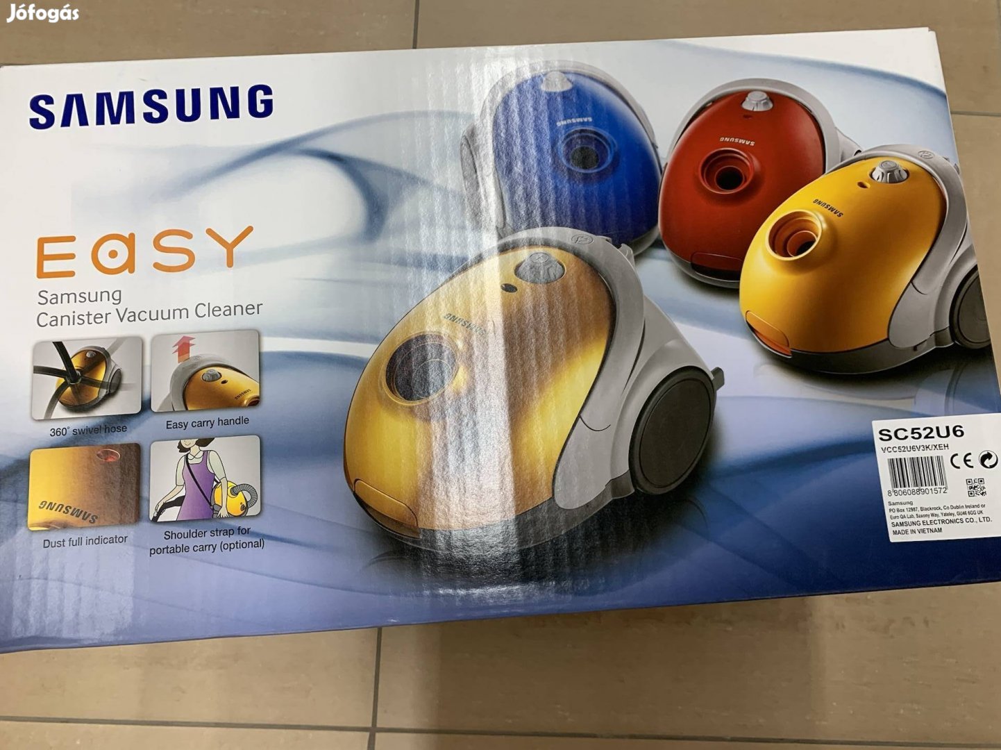 Teljesen új Samsung porszívó féláron