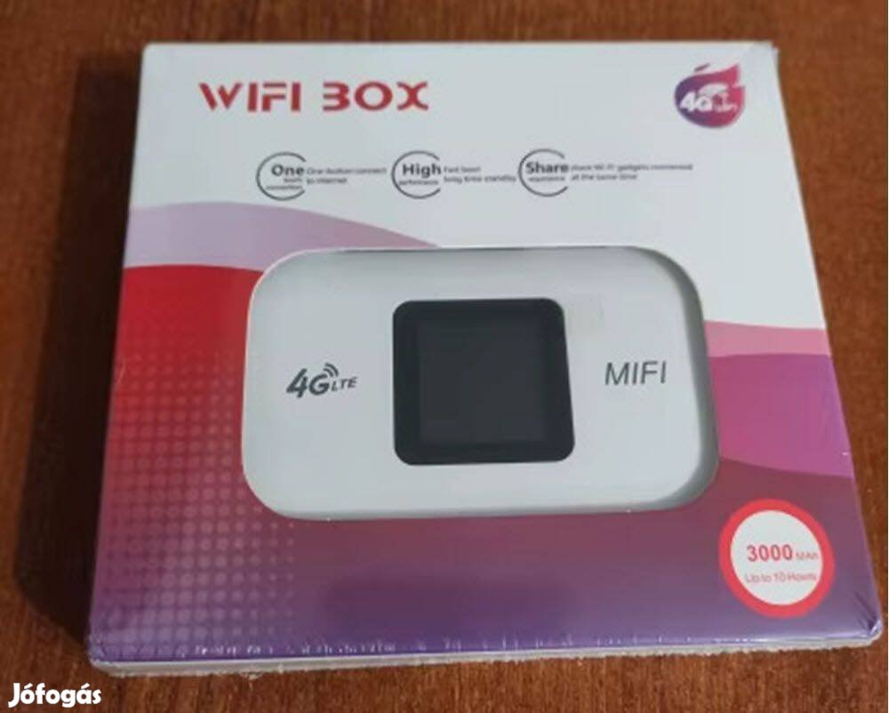 Teljesen új, soha nem használt, 4G LTE Mobile Wifi router, modem, 150m