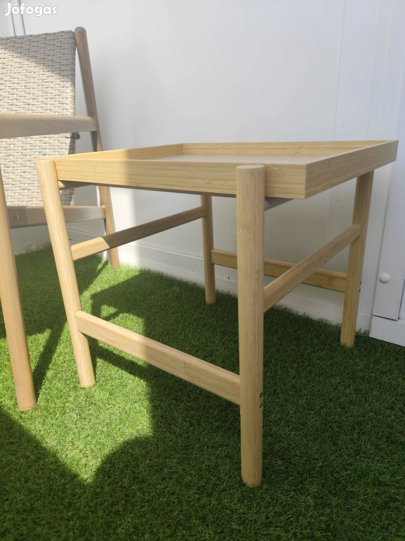 Teljesen új dohányzó asztalka, tároló asztal kül- vagy