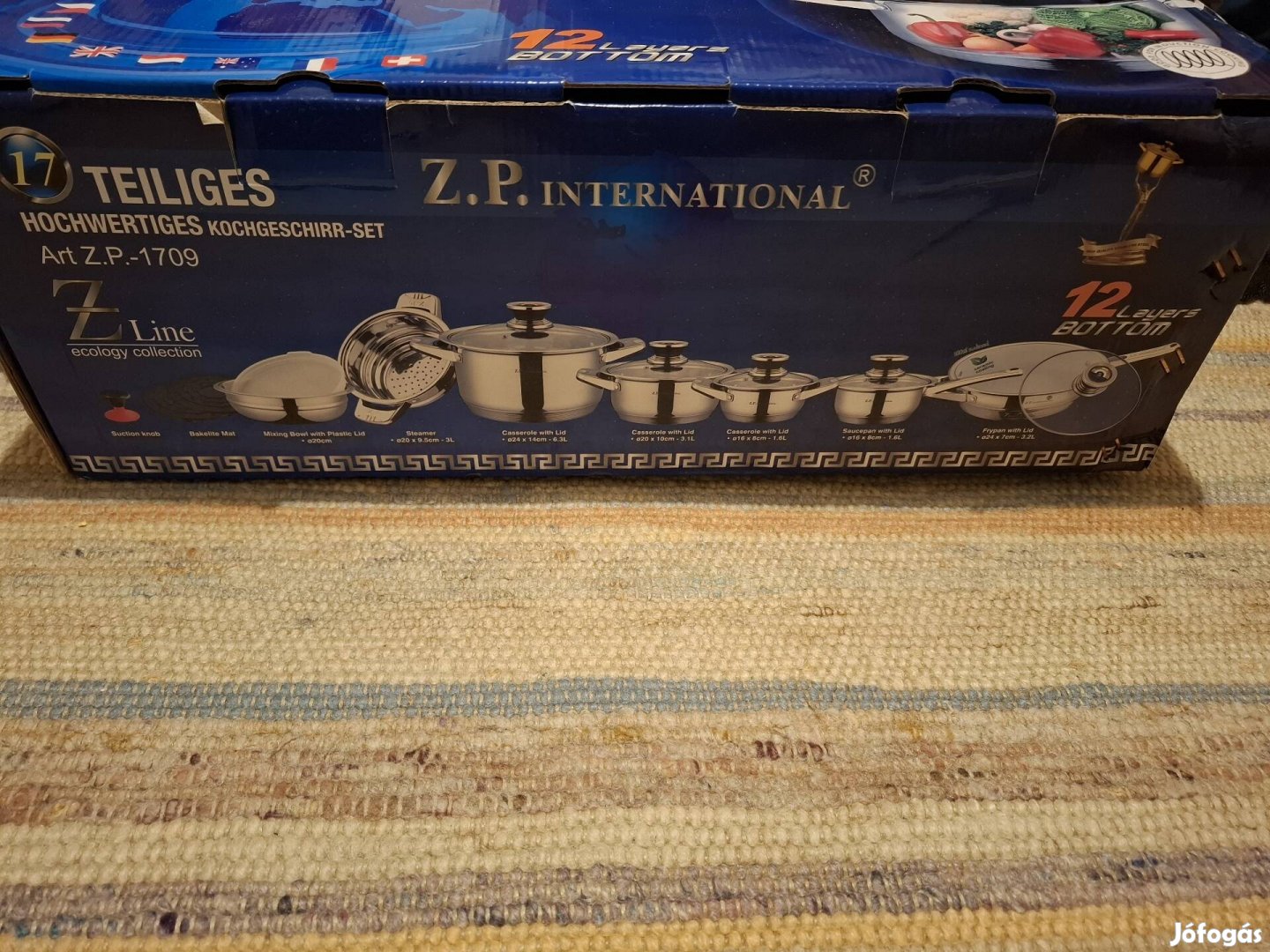 Teljesen új edény készlet a képek szerint.