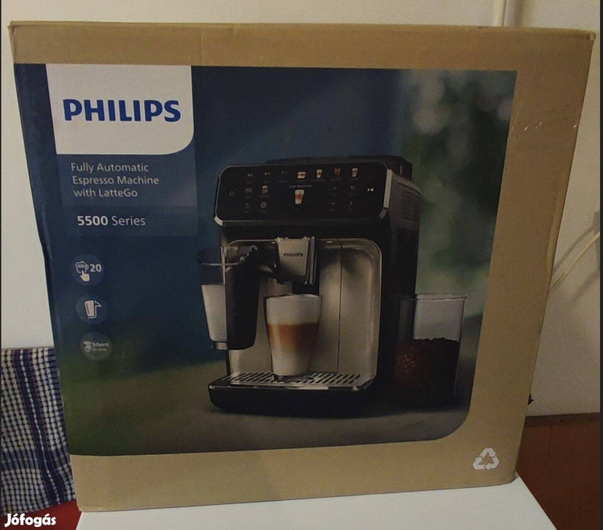 Teljesen új kávéautomata_Philips Expresso Machine with Lattego