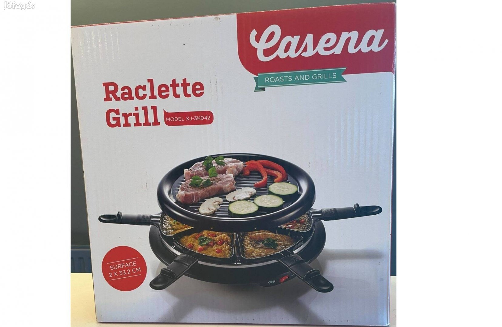 Teljesen új raclette grill